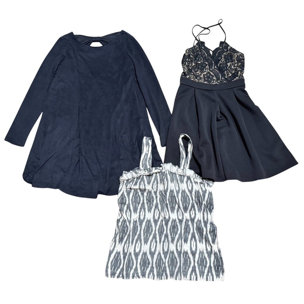 Bundle Lot Francesca's Lace Dress XS Long Sleeved Dress Small J Crew Tank Top 4